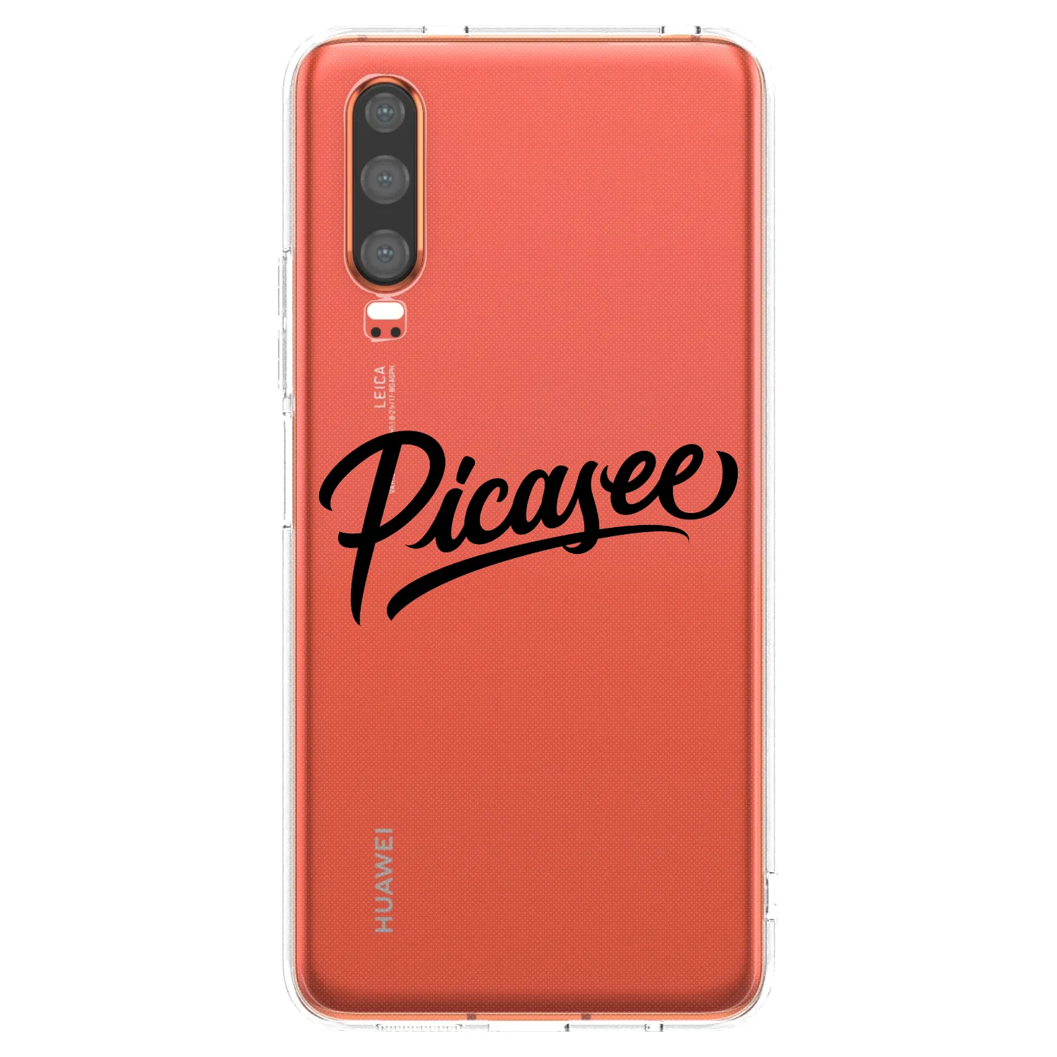 Picasee husă transparentă din silicon pentru Huawei P30 - Picasee - old logo - black