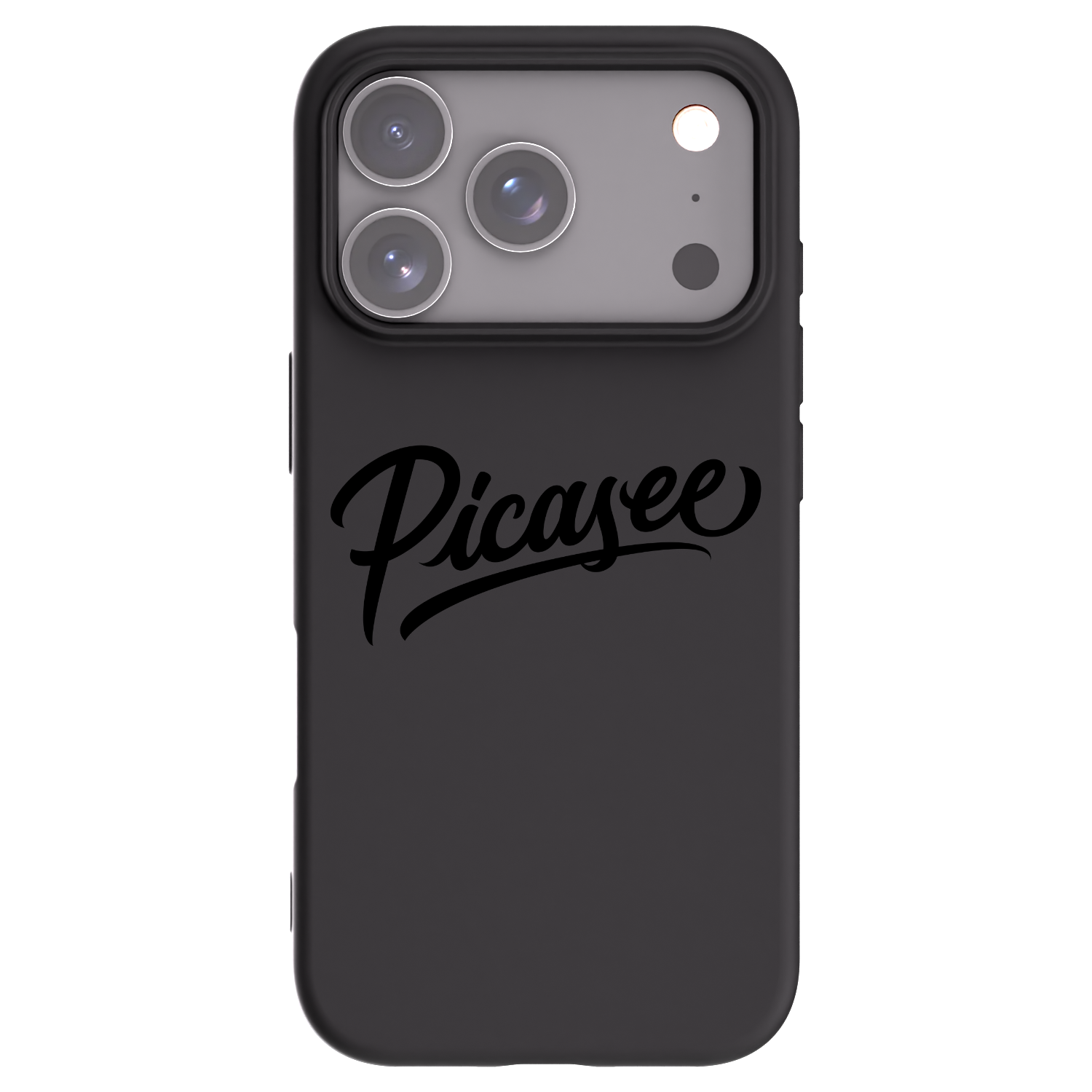 Picasee husă neagră din silicon pentru Apple iPhone 17 Pro - Picasee - old logo - black