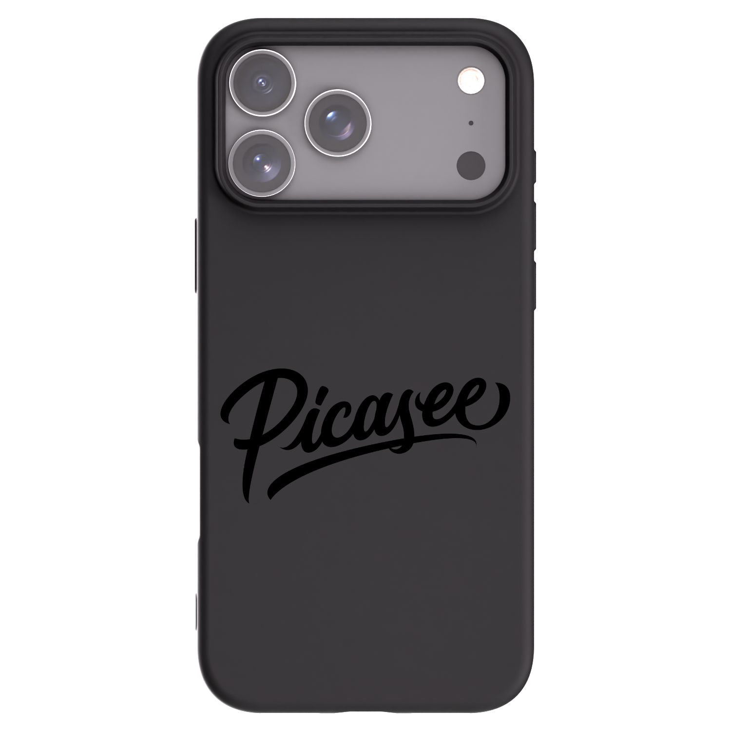 Picasee husă neagră din silicon pentru Apple iPhone 17 Pro Max - Picasee - old logo - black