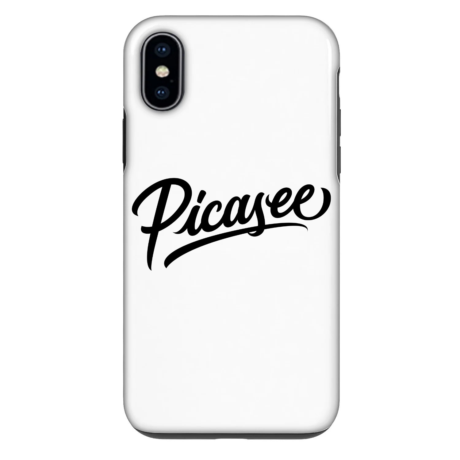 Picasee Fashion Case pentru Apple iPhone X/XS - Picasee - old logo - black