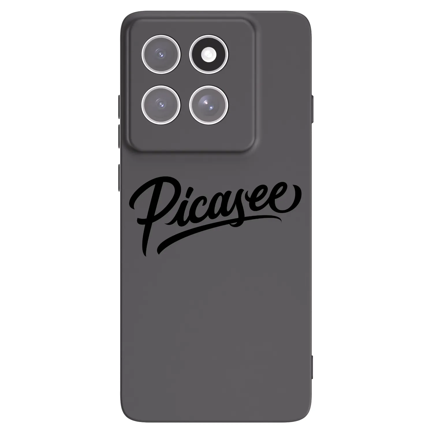 Picasee husă neagră din silicon pentru Motorola Edge 60 Pro - Picasee - old logo - black