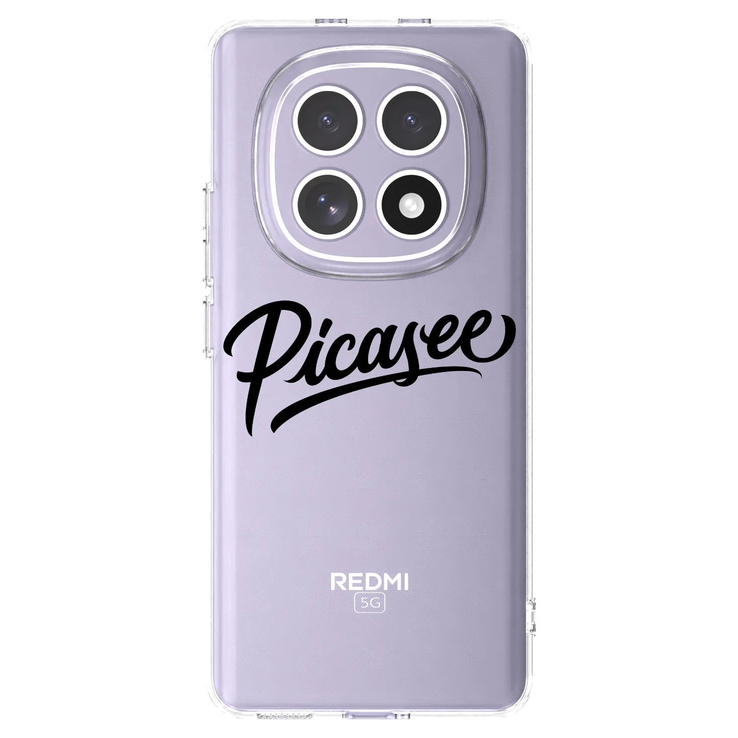 Picasee husă transparentă din silicon pentru Xiaomi Redmi Note 15 - Picasee - old logo - black