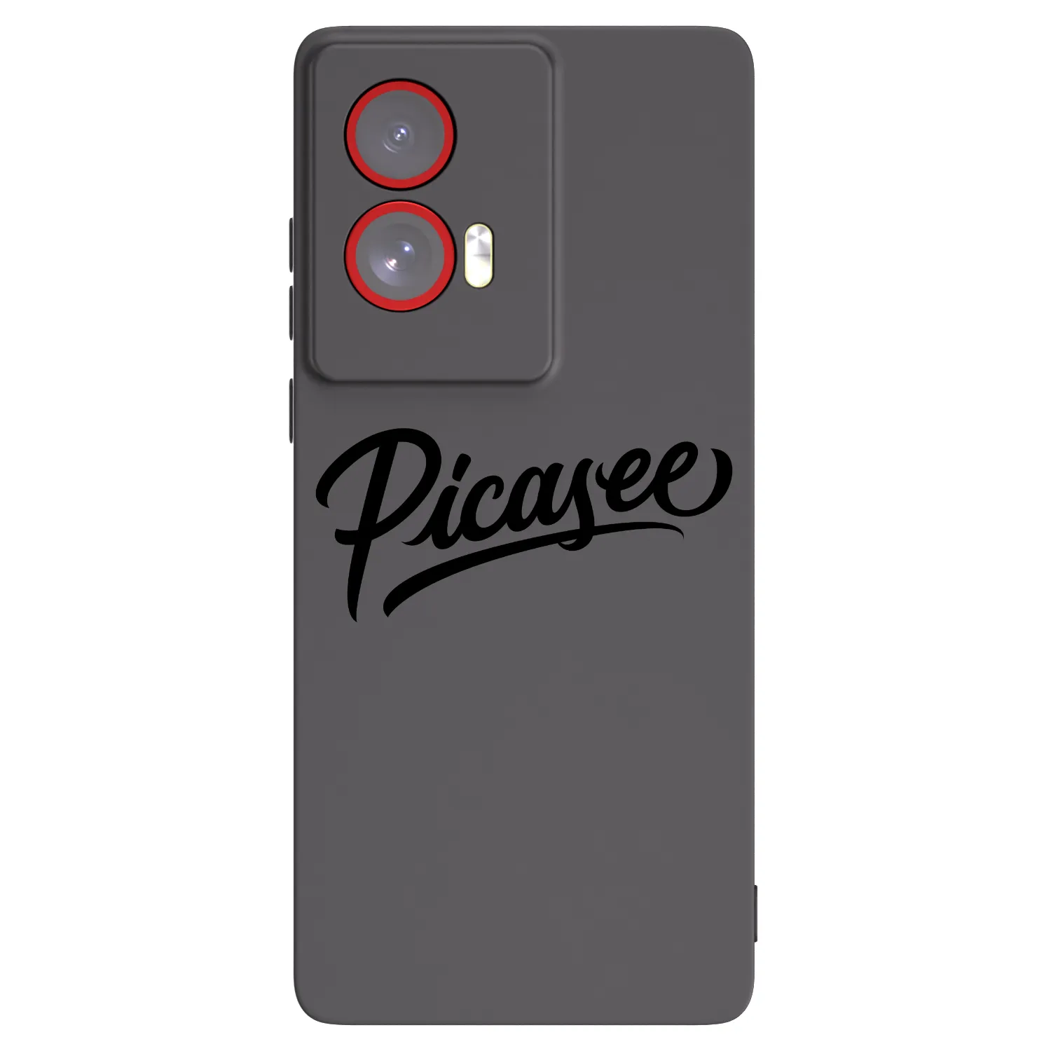Picasee husă neagră din silicon pentru Motorola Edge 50 Fusion - Picasee - old logo - black