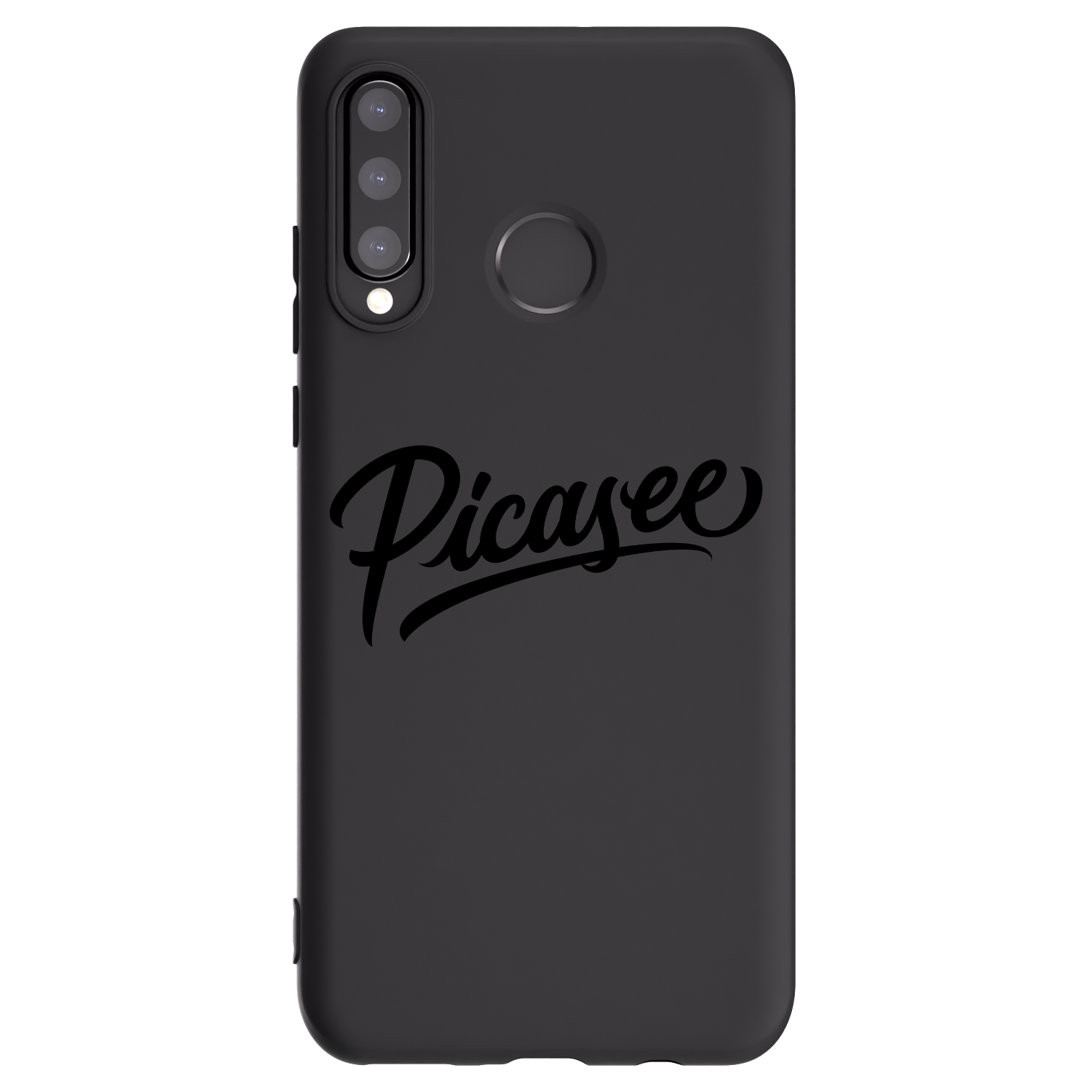Picasee husă neagră din silicon pentru Huawei P30 Lite - Picasee - old logo - black