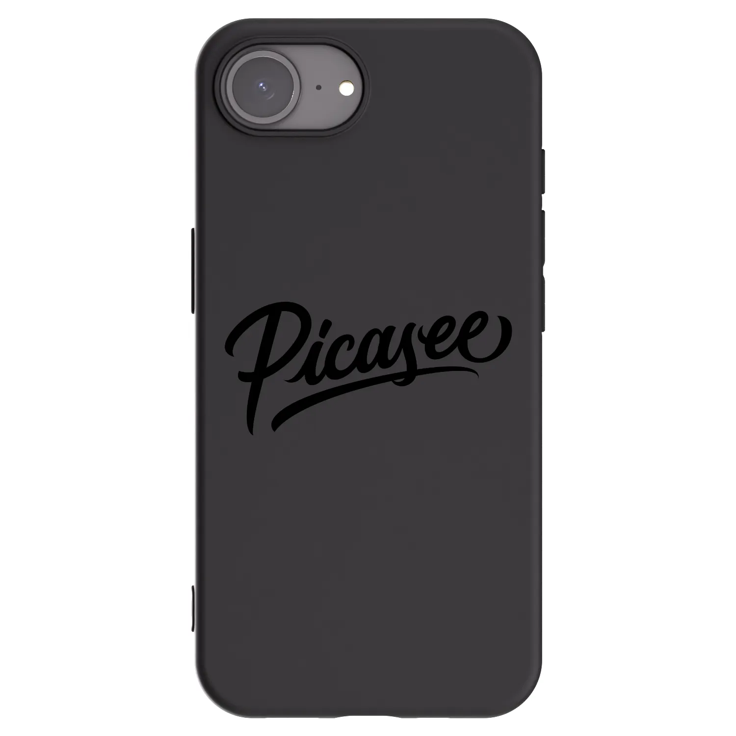 Picasee husă neagră din silicon pentru Apple iPhone 17e - Picasee - old logo - black