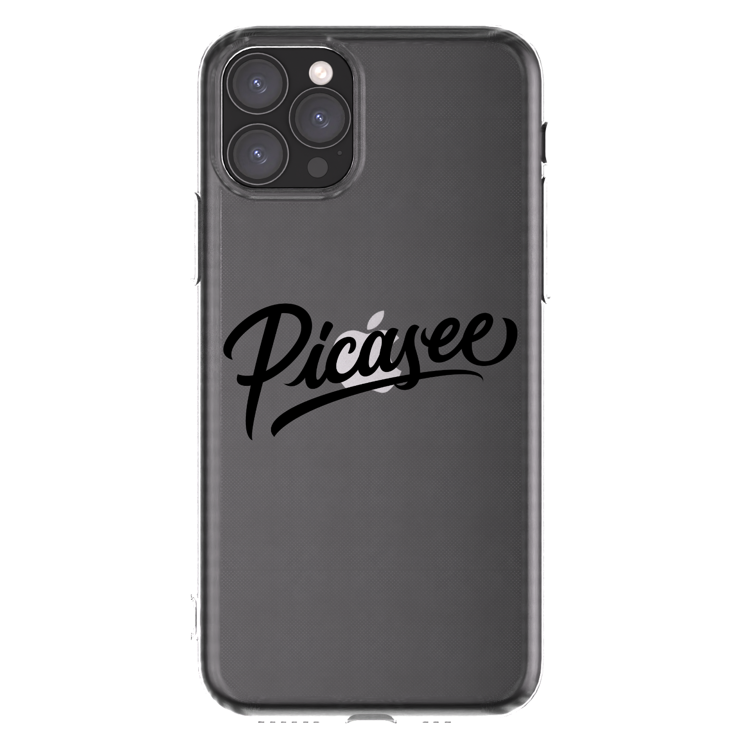 Picasee husă transparentă din silicon pentru Apple iPhone 11 Pro - Picasee - old logo - black