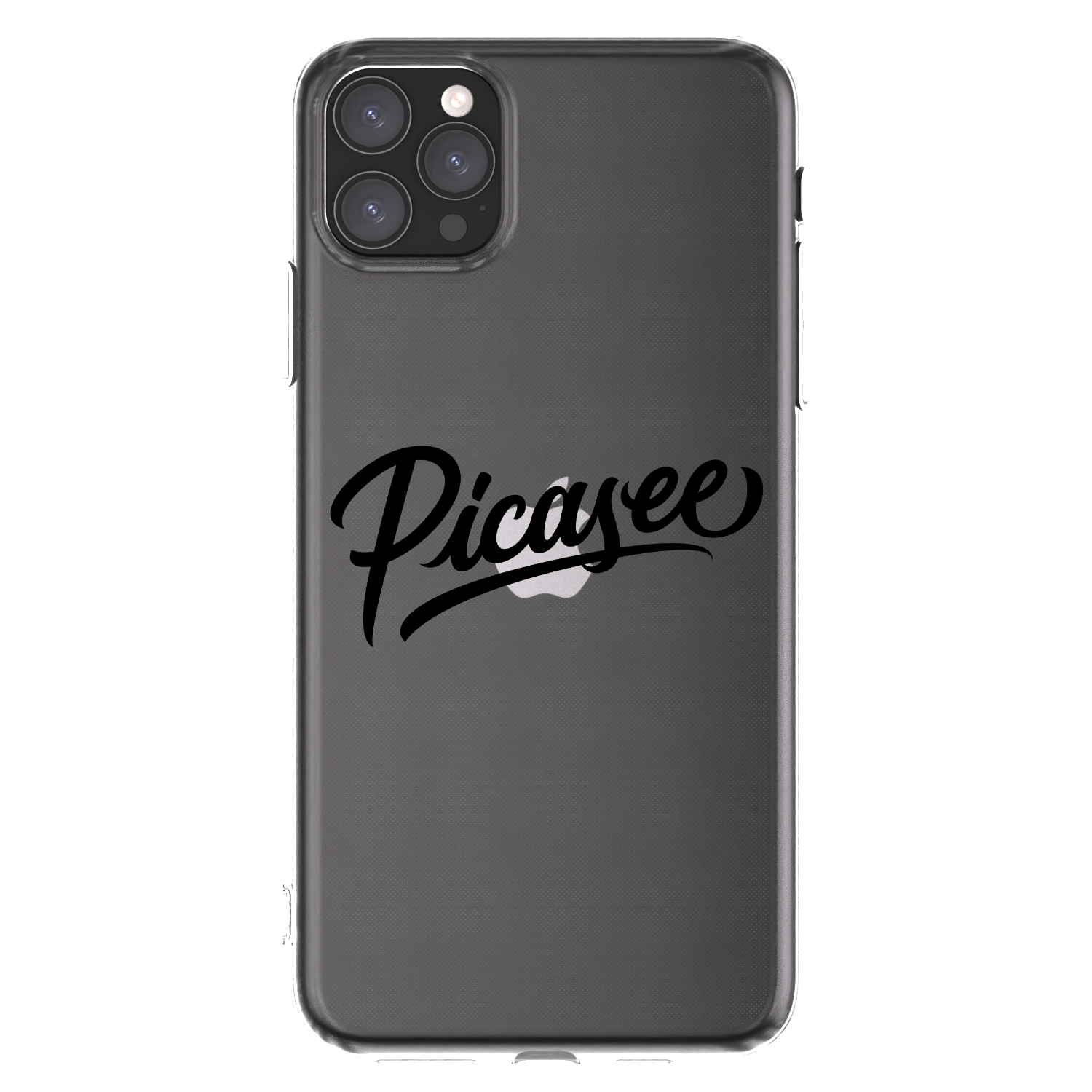 Picasee husă transparentă din silicon pentru Apple iPhone 11 Pro Max - Picasee - old logo - black