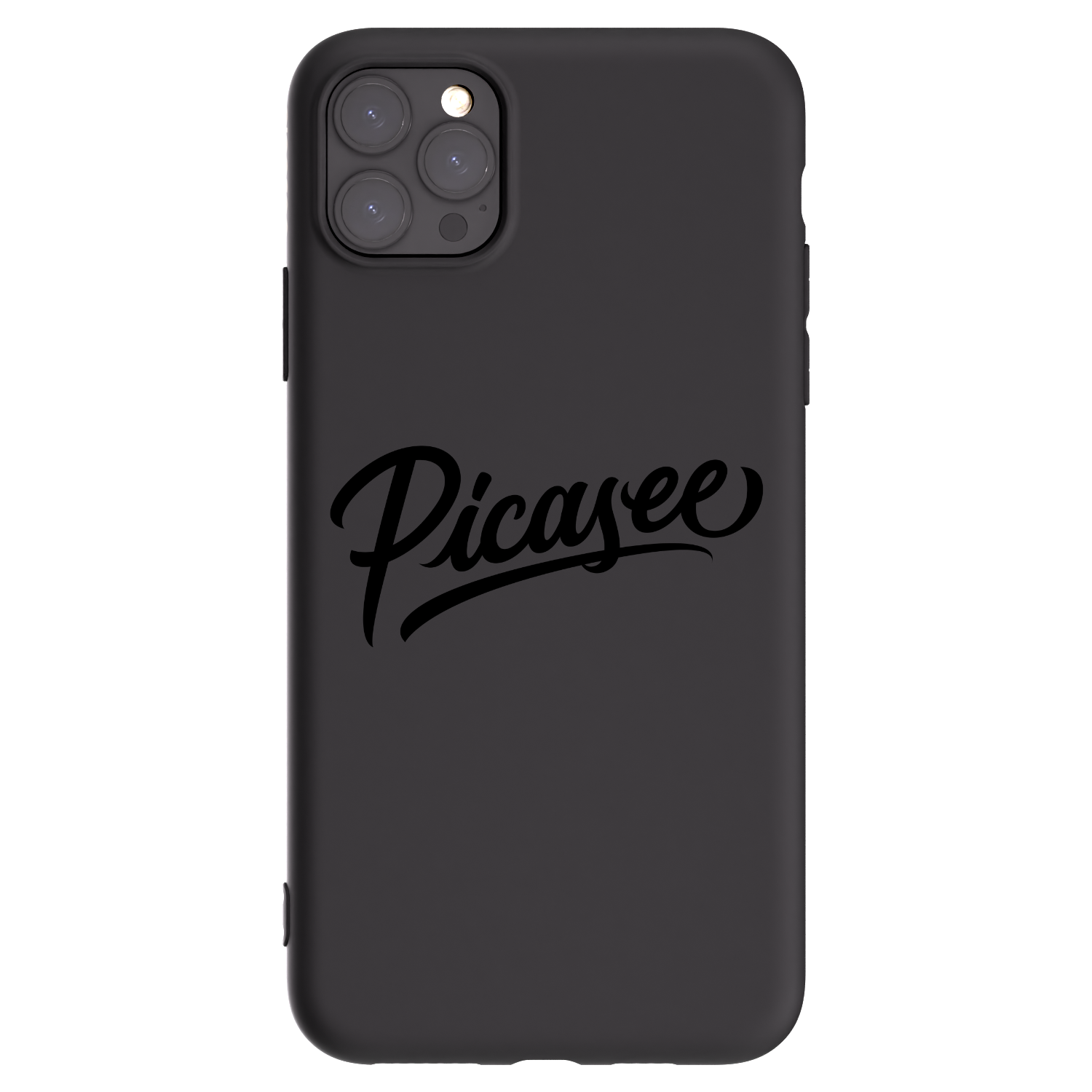 Picasee husă neagră din silicon pentru Apple iPhone 11 Pro Max - Picasee - old logo - black
