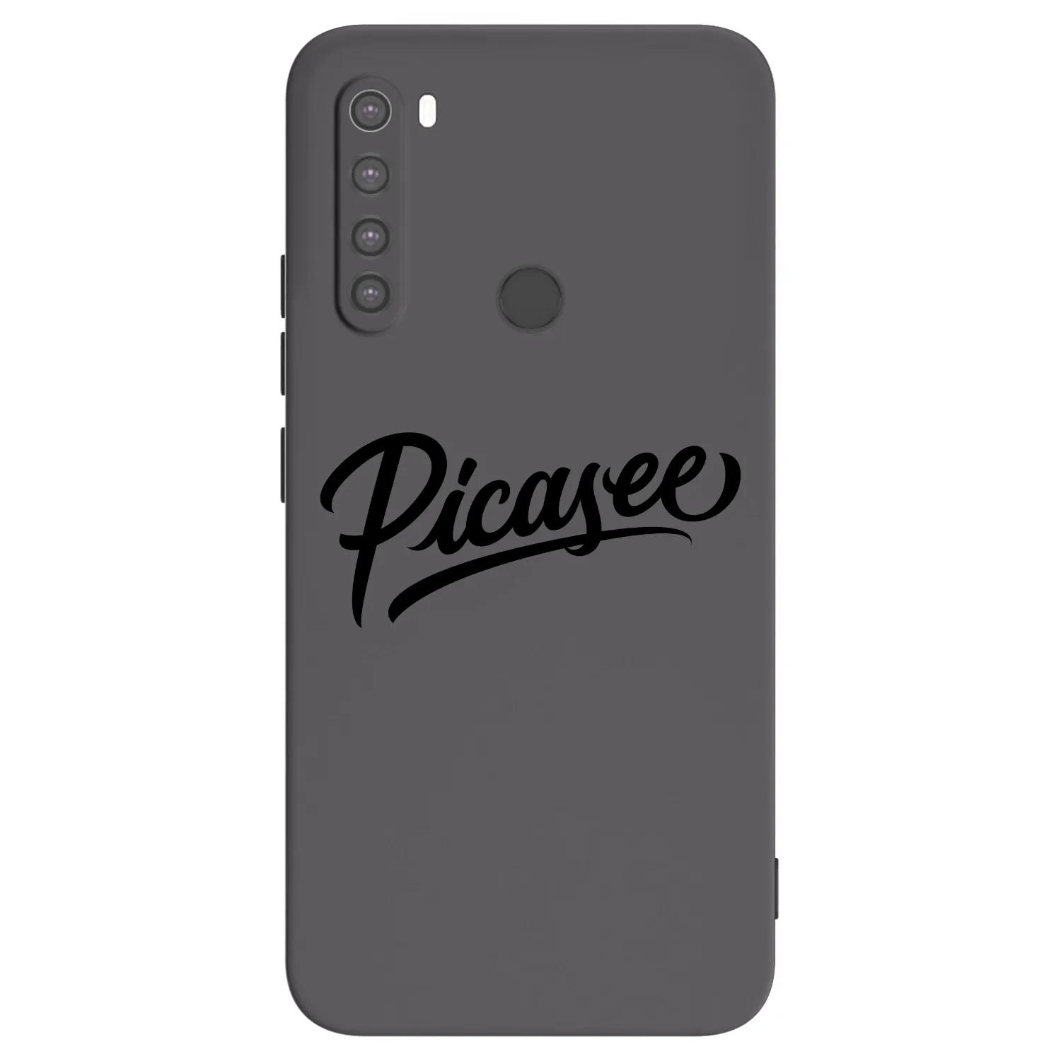 Picasee husă neagră din silicon pentru Xiaomi Redmi Note 8 - Picasee - old logo - black