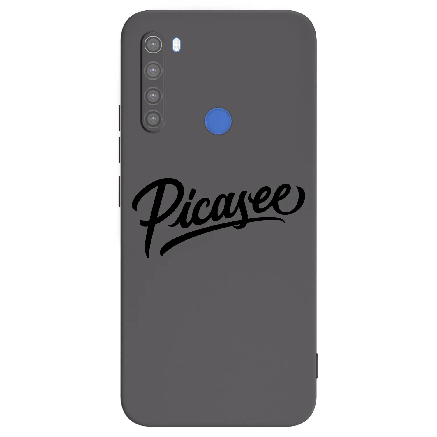 Picasee husă neagră din silicon pentru Xiaomi Redmi Note 8T - Picasee - old logo - black