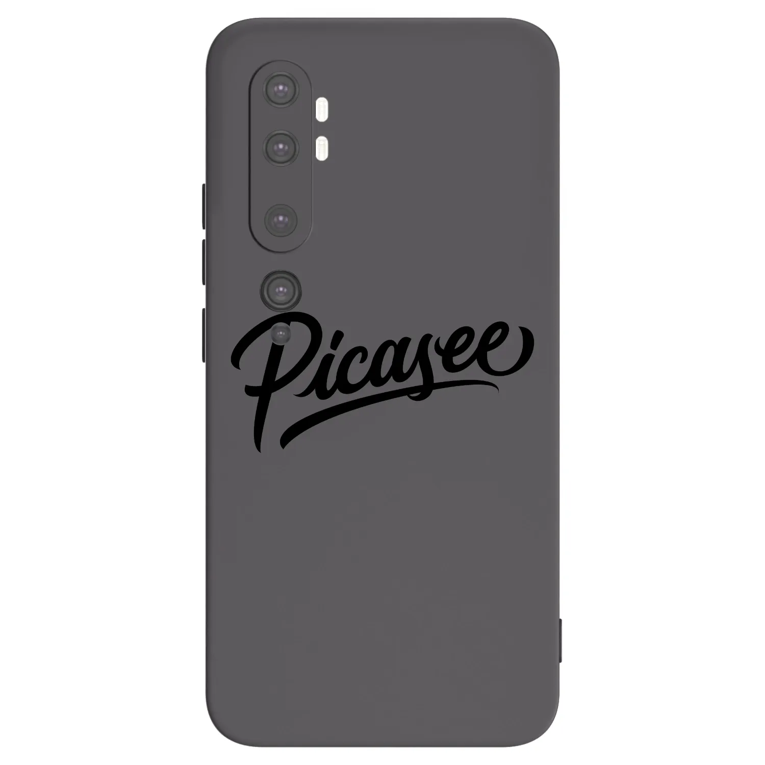 Picasee husă neagră din silicon pentru Xiaomi Mi Note 10 (Pro) - Picasee - old logo - black