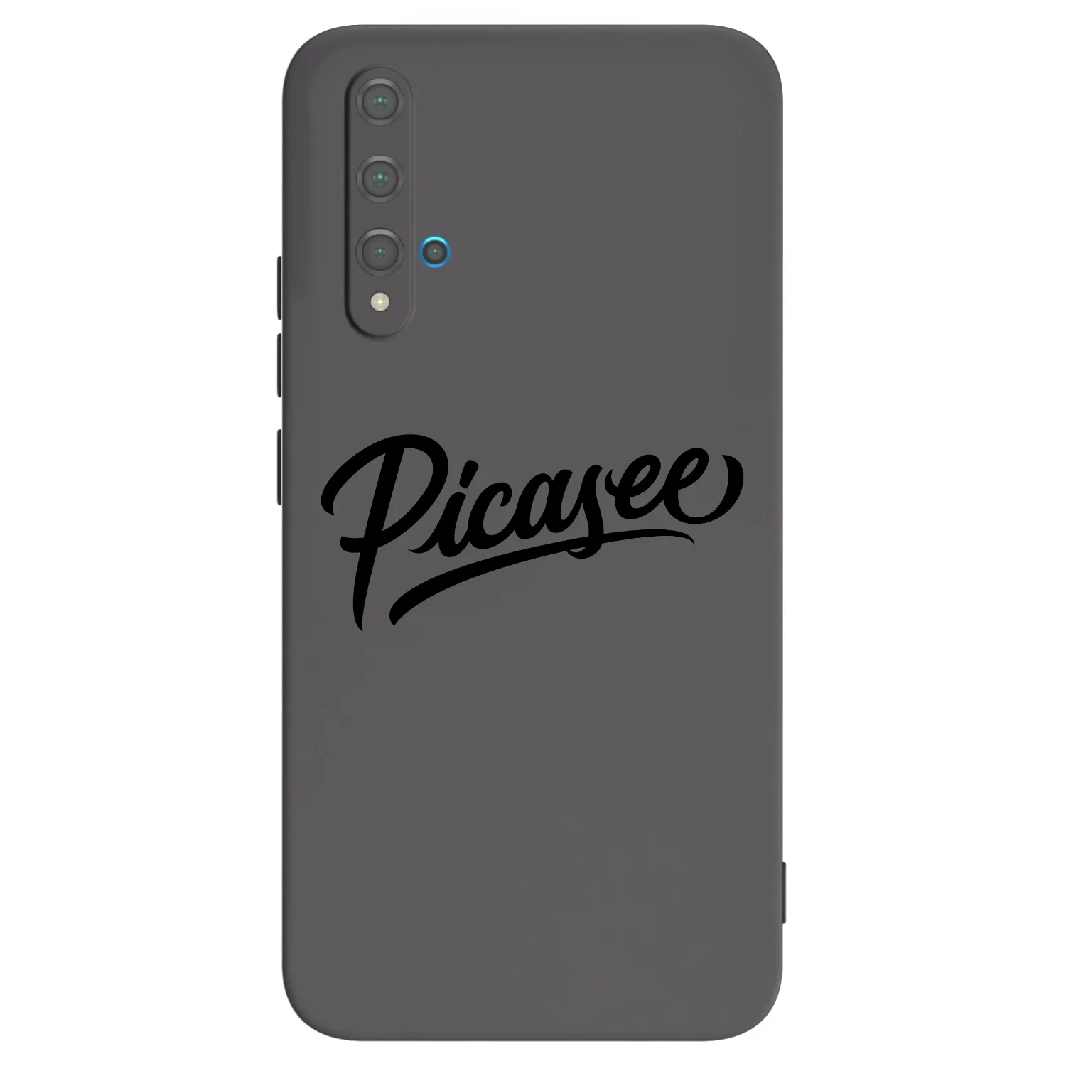 Picasee husă neagră din silicon pentru Huawei Nova 5T - Picasee - old logo - black