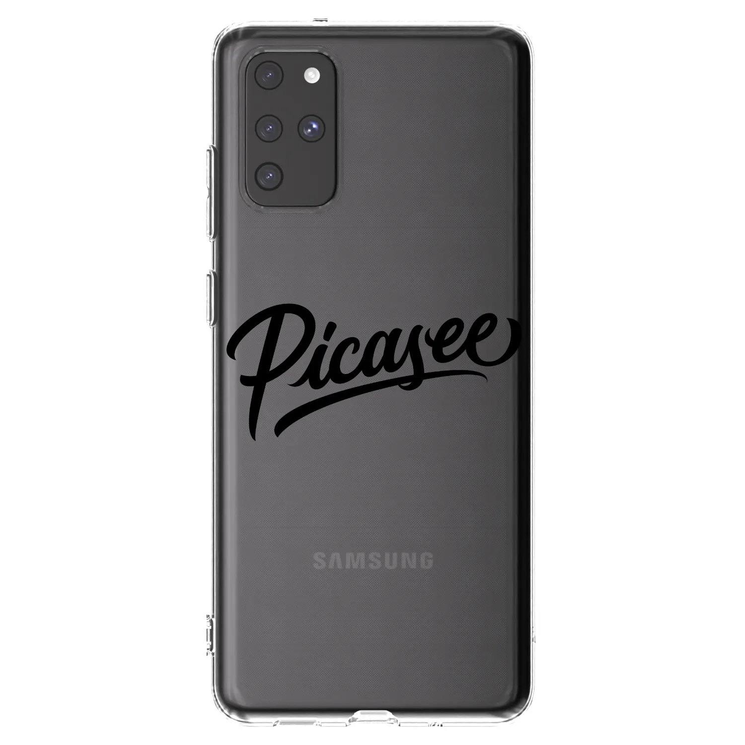 Picasee husă transparentă din silicon pentru Samsung Galaxy S20+ G985F - Picasee - old logo - black