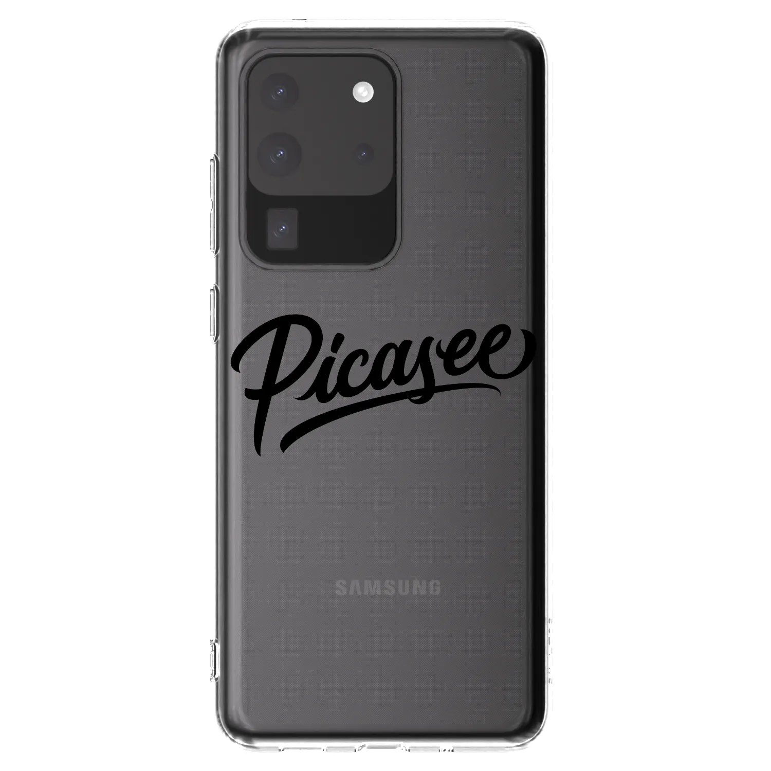 Picasee husă transparentă din silicon pentru Samsung Galaxy S20 Ultra 5G G988F - Picasee - old logo - black
