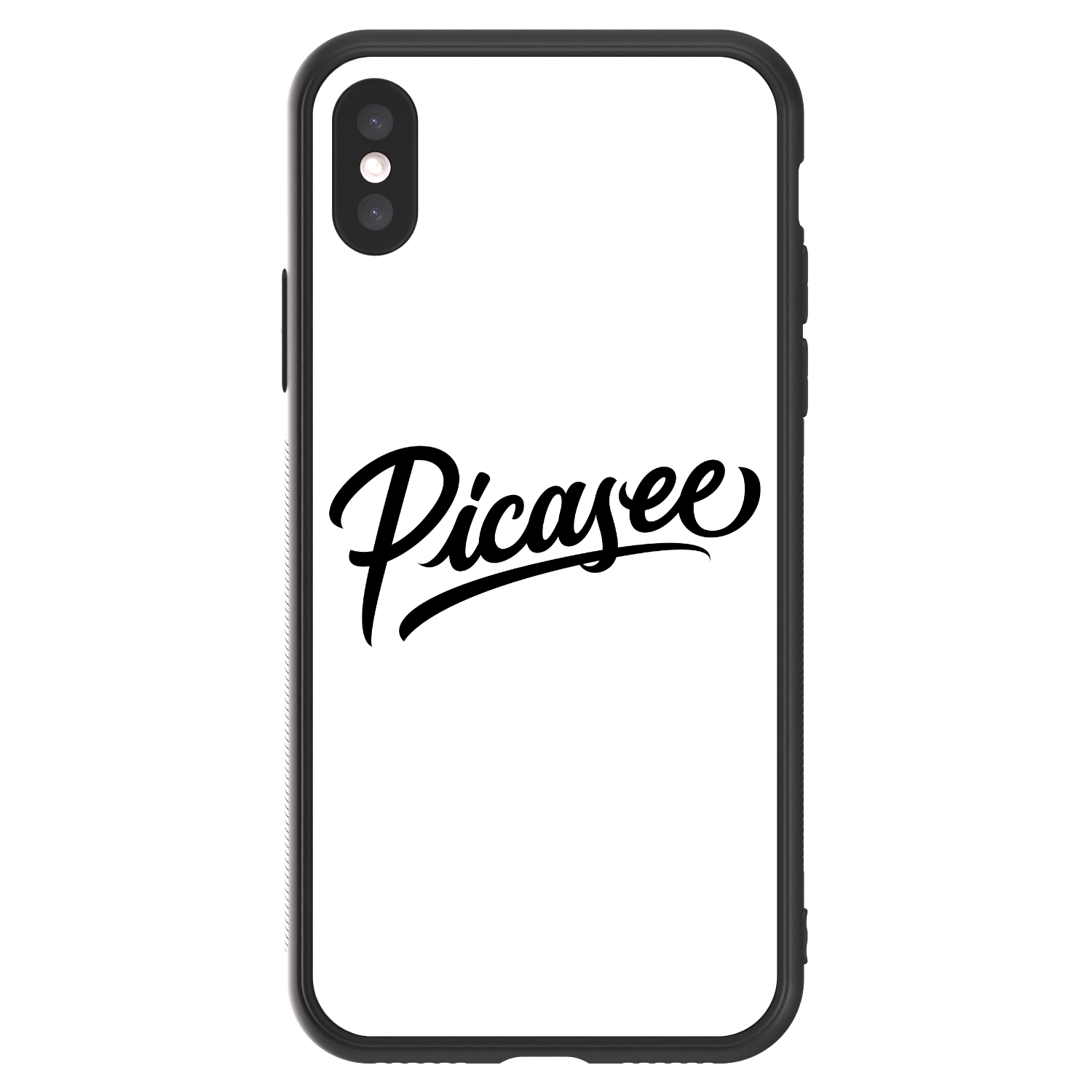 Picasee ULTIMATE CASE pentru Apple iPhone X/XS - Picasee - old logo - black
