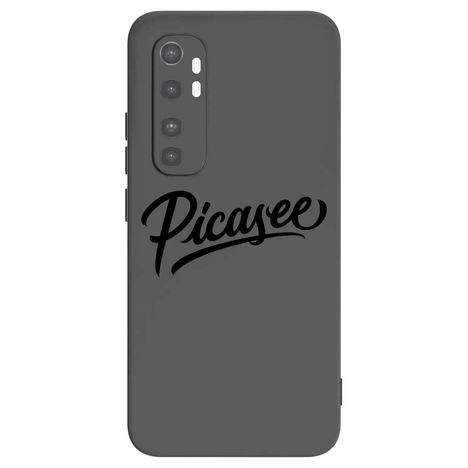 Picasee husă neagră din silicon pentru Xiaomi Mi Note 10 Lite - Picasee - old logo - black