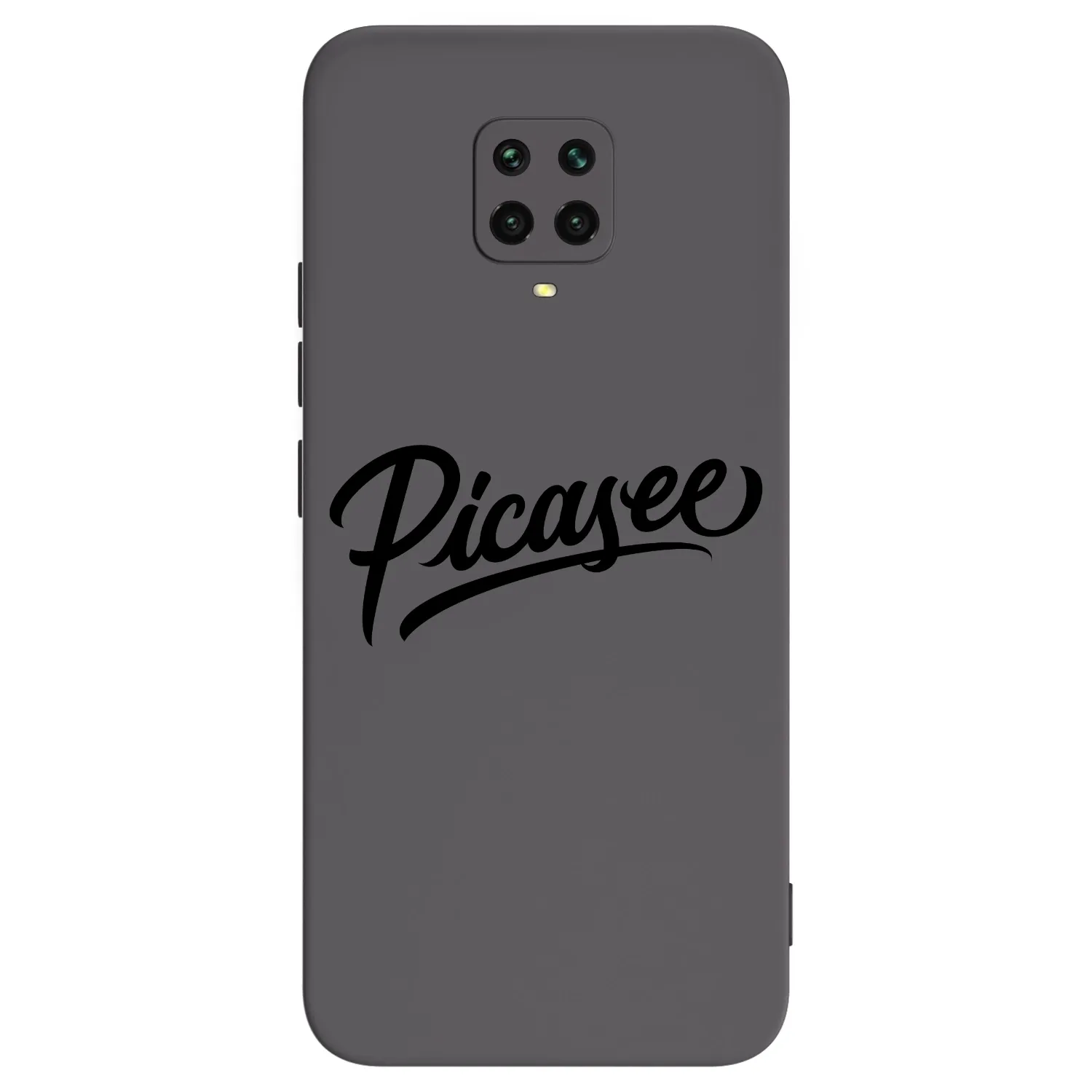 Picasee husă neagră din silicon pentru Xiaomi Redmi Note 9S - Picasee - old logo - black