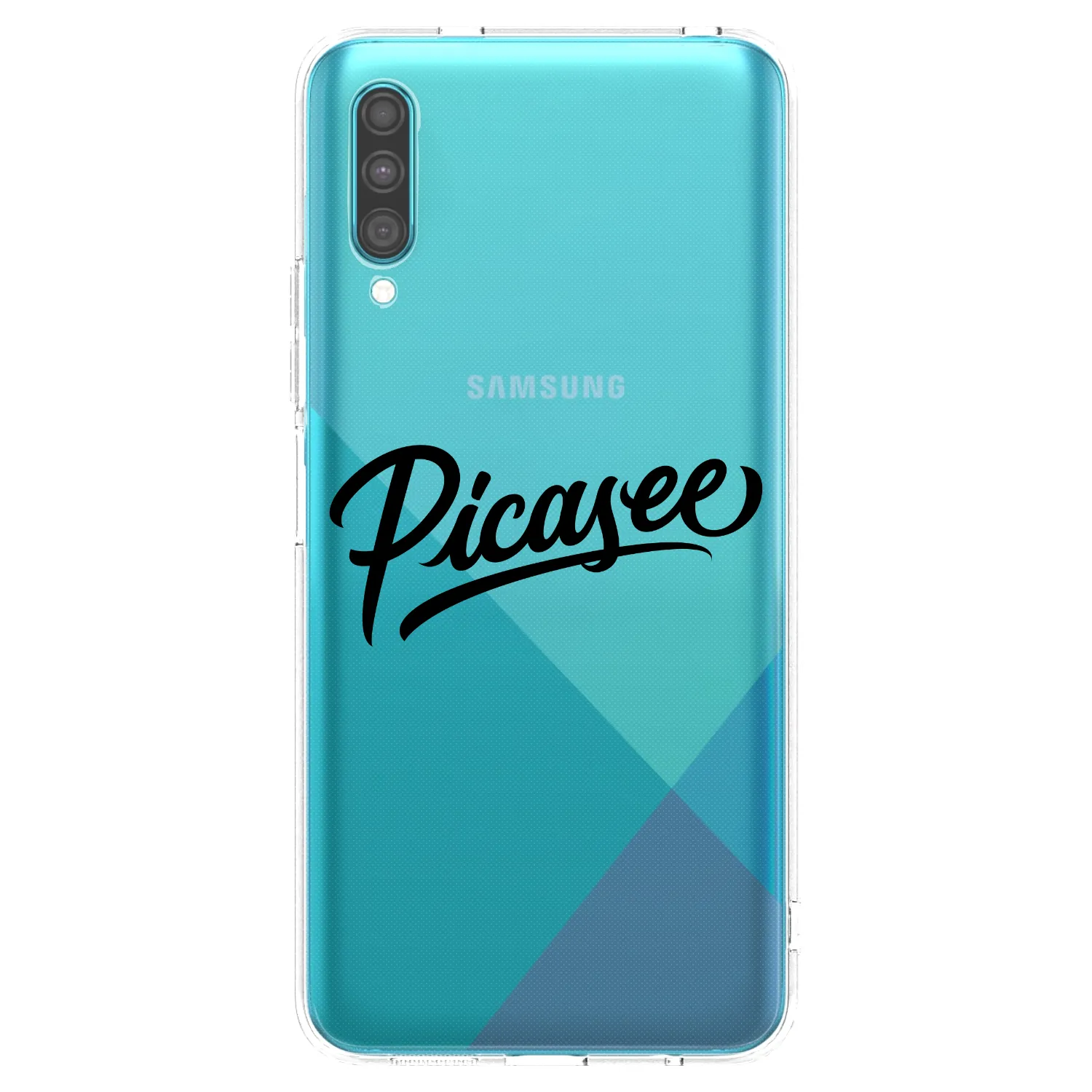 Picasee husă transparentă din silicon pentru Samsung Galaxy A30s A307F - Picasee - old logo - black
