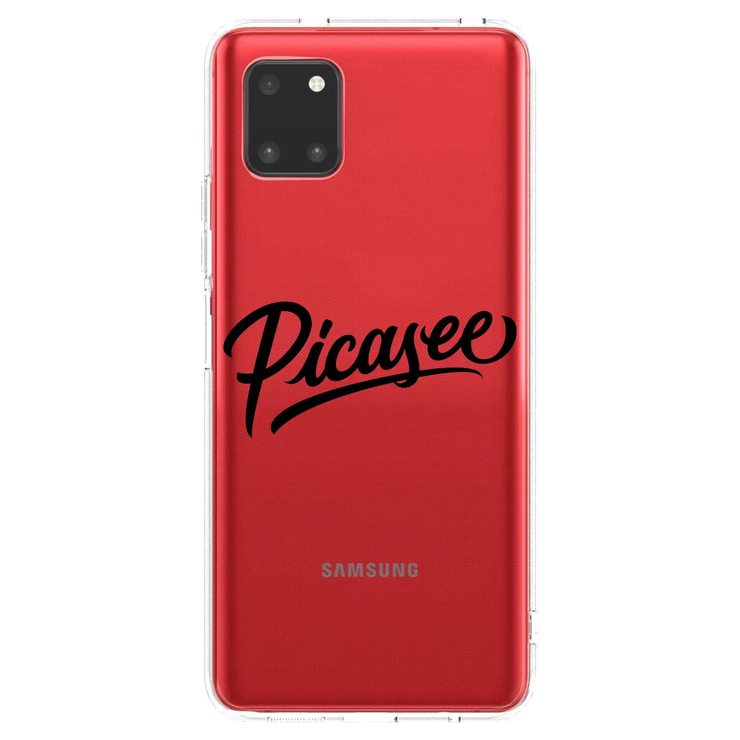 Picasee husă transparentă din silicon pentru Samsung Galaxy Note 10 Lite N770F - Picasee - old logo - black