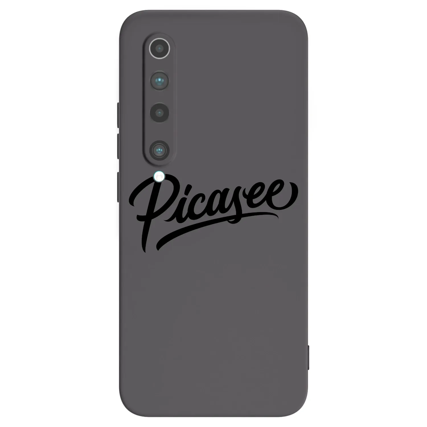 Picasee husă neagră din silicon pentru Xiaomi Mi 10 - Picasee - old logo - black