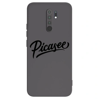 Picasee husă neagră din silicon pentru Xiaomi Redmi 9 - Picasee - old logo - black