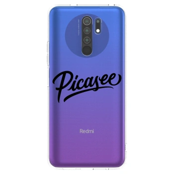 Picasee husă transparentă din silicon pentru Xiaomi Redmi 9 - Picasee - old logo - black