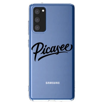 Picasee husă transparentă din silicon pentru Samsung Galaxy S20 FE - Picasee - old logo - black