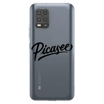 Picasee husă transparentă din silicon pentru Xiaomi Mi 10 Lite - Picasee - old logo - black