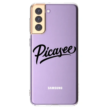 Picasee husă transparentă din silicon pentru Samsung Galaxy S21+ 5G G996F - Picasee - old logo - black