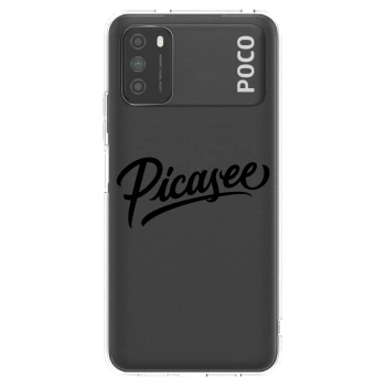 Picasee husă transparentă din silicon pentru Xiaomi Poco M3 - Picasee - old logo - black