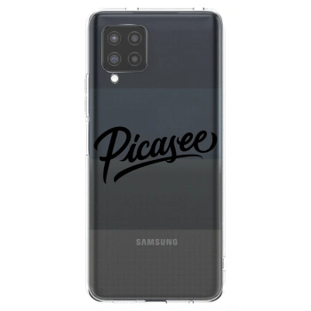 Picasee husă transparentă din silicon pentru Samsung Galaxy A42 A426B - Picasee - old logo - black