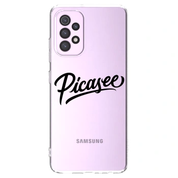 Picasee husă transparentă din silicon pentru Samsung Galaxy A32 5G A326B - Picasee - old logo - black
