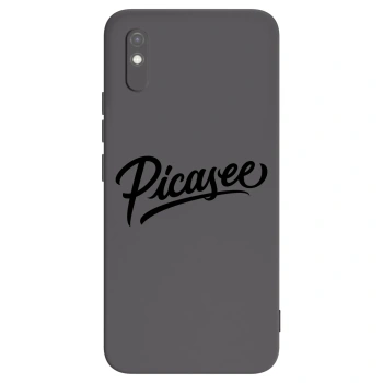 Picasee husă neagră din silicon pentru Xiaomi Redmi 9AT - Picasee - old logo - black