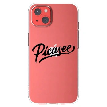 Picasee husă transparentă din silicon pentru Apple iPhone 13 - Picasee - old logo - black