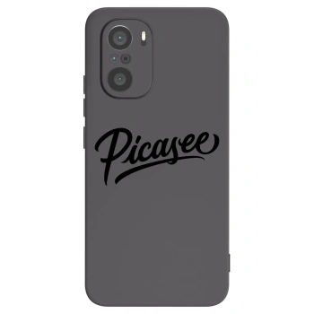 Picasee husă neagră din silicon pentru Xiaomi Poco F3 - Picasee - old logo - black