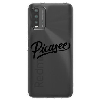 Picasee husă transparentă din silicon pentru Xiaomi Redmi 9T - Picasee - old logo - black