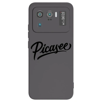 Picasee husă neagră din silicon pentru Xiaomi Mi 11 Ultra - Picasee - old logo - black
