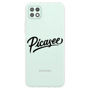 Picasee husă transparentă din silicon pentru Samsung Galaxy A22 A226B 5G - Picasee - old logo - black