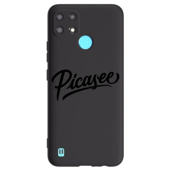 Husă pentru Realme C21 - Picasee - old logo - black