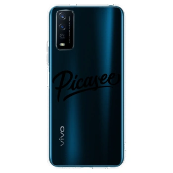 Picasee husă transparentă din silicon pentru Vivo Y11s - Picasee - old logo - black