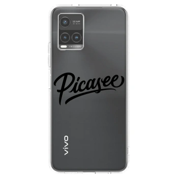Picasee husă transparentă din silicon pentru Vivo Y33s - Picasee - old logo - black