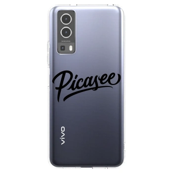 Picasee husă transparentă din silicon pentru Vivo Y72 5G - Picasee - old logo - black