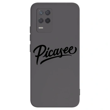 Picasee husă neagră din silicon pentru Realme 8 5G - Picasee - old logo - black