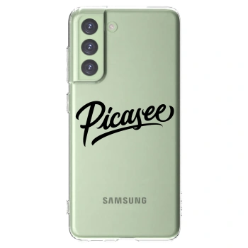 Picasee husă transparentă din silicon pentru Samsung Galaxy S21 FE 5G - Picasee - old logo - black