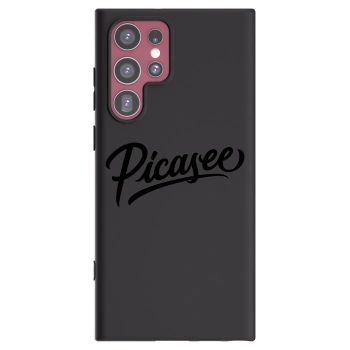 Picasee husă neagră din silicon pentru Samsung Galaxy S22 Ultra 5G - Picasee - old logo - black