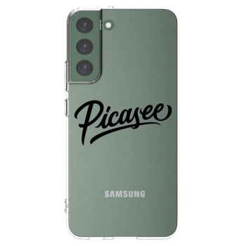 Picasee husă transparentă din silicon pentru Samsung Galaxy S22+ 5G - Picasee - old logo - black