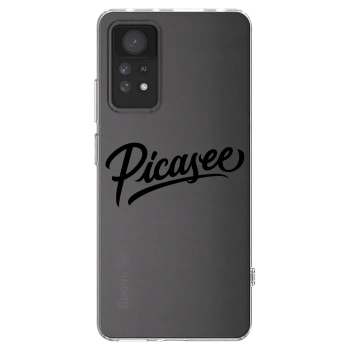 Picasee husă transparentă din silicon pentru Xiaomi Redmi Note 11 Pro 5G - Picasee - old logo - black