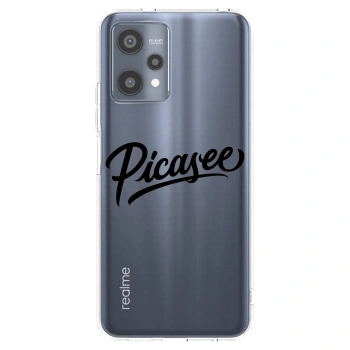 Picasee husă transparentă din silicon pentru Realme 9 Pro 5G - Picasee - old logo - black