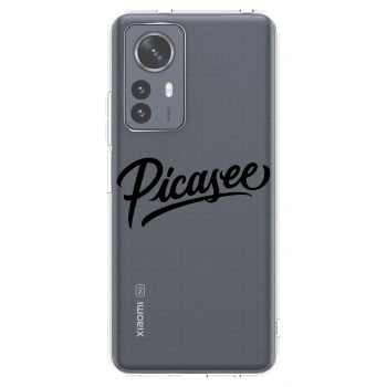 Picasee husă transparentă din silicon pentru Xiaomi 12 Pro - Picasee - old logo - black