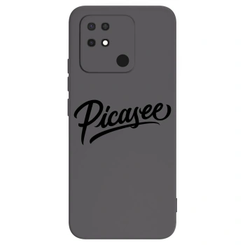 Picasee husă neagră din silicon pentru Xiaomi Redmi 10C - Picasee - old logo - black